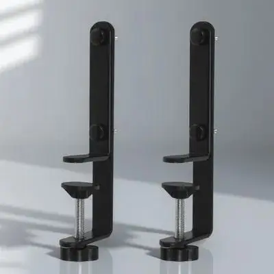 

2Pcs Desktop Pegboard Stand Stylish Organizer Gaming Accessories Under Desk Privacy Panel Clamp Shelf Office Use