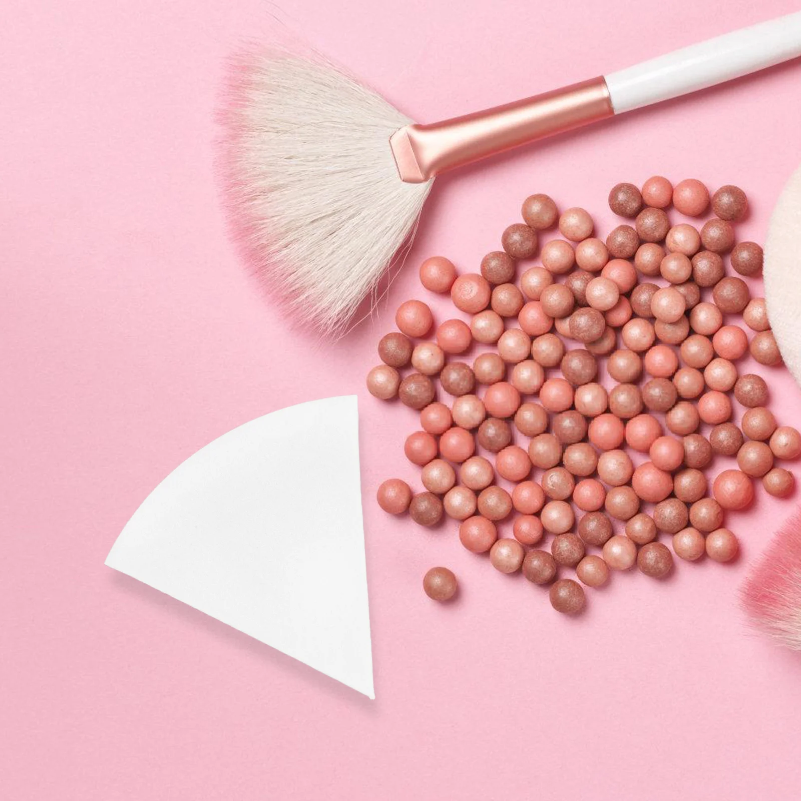 Base triangular de látex para maquillaje, 12 Uds., para polvos faciales, herramientas de maquillaje en polvo prensado, base cosmética