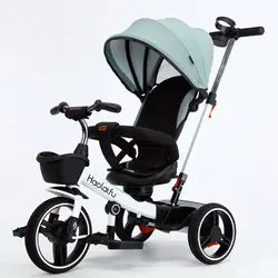 Children's stroller tricycle bicycle can bring people baby child stroller multifunctional two-way reclining