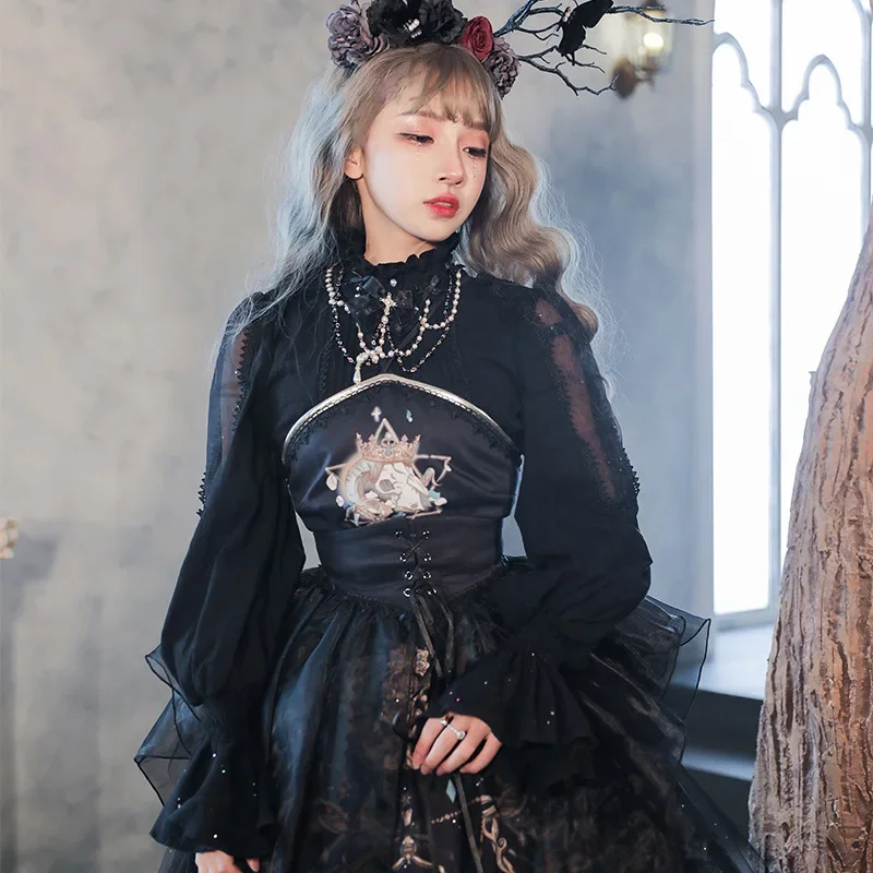 Coalfell Dark Gothic lolita Original God Redemption JSK lolita Dress