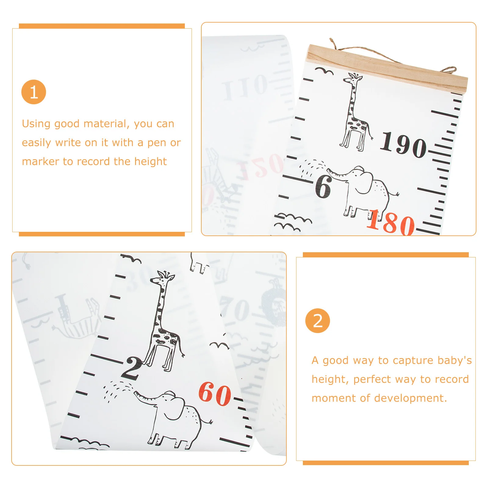 

Canvas Growth Chart For Kids Height Measurement Wall Art Baby Development Tracker Toddler Recorder Decor