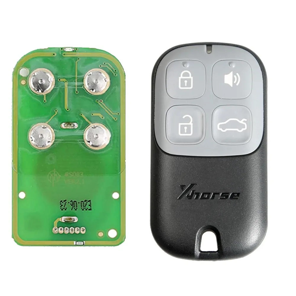 

XHORSE XKXH00EN Wired Universal Remote Key 4 Buttons English Version Used for VVDI2 Mini Tools 5pcs/Lot