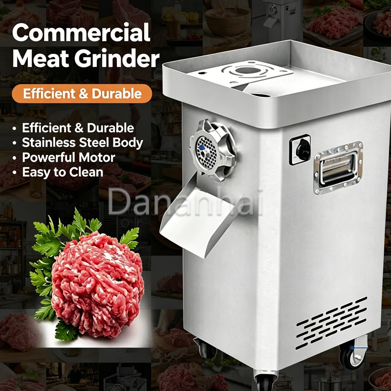 Electric Vertical Meat Shredder Commercial Sausage Filling Machine for Kitchen Home Use - Compact Size