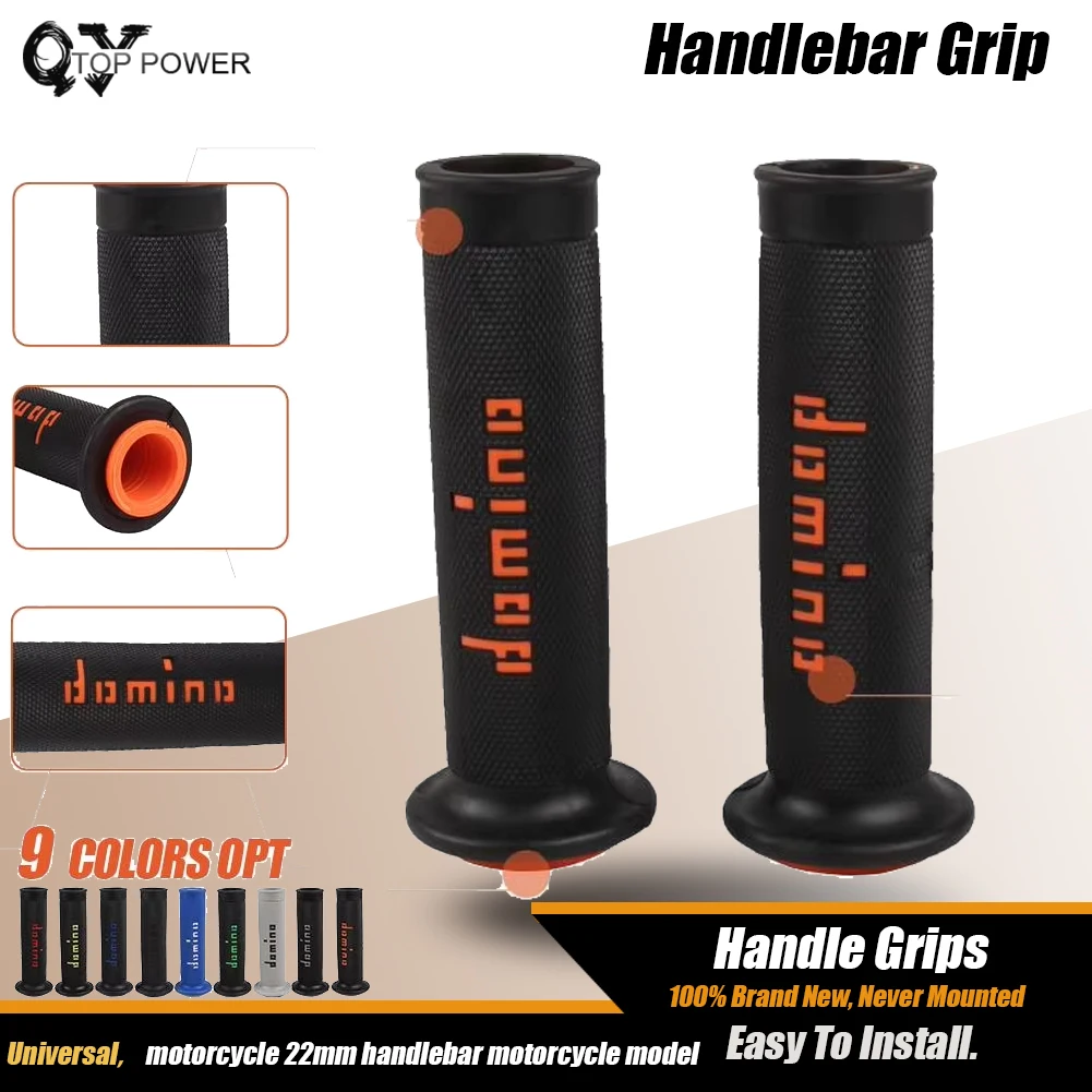 Universal motocicleta guiador aperto de borracha macia moto scooter lidar com barra de corrida peças motocross para domino sujeira pit bike