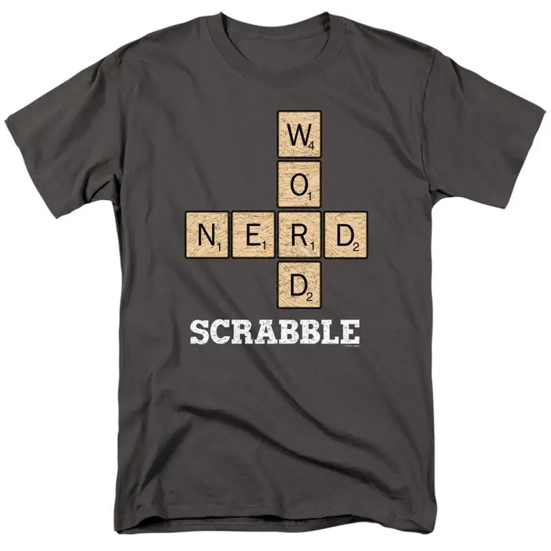 Футболка Scrabble Word Nerd Charcoal