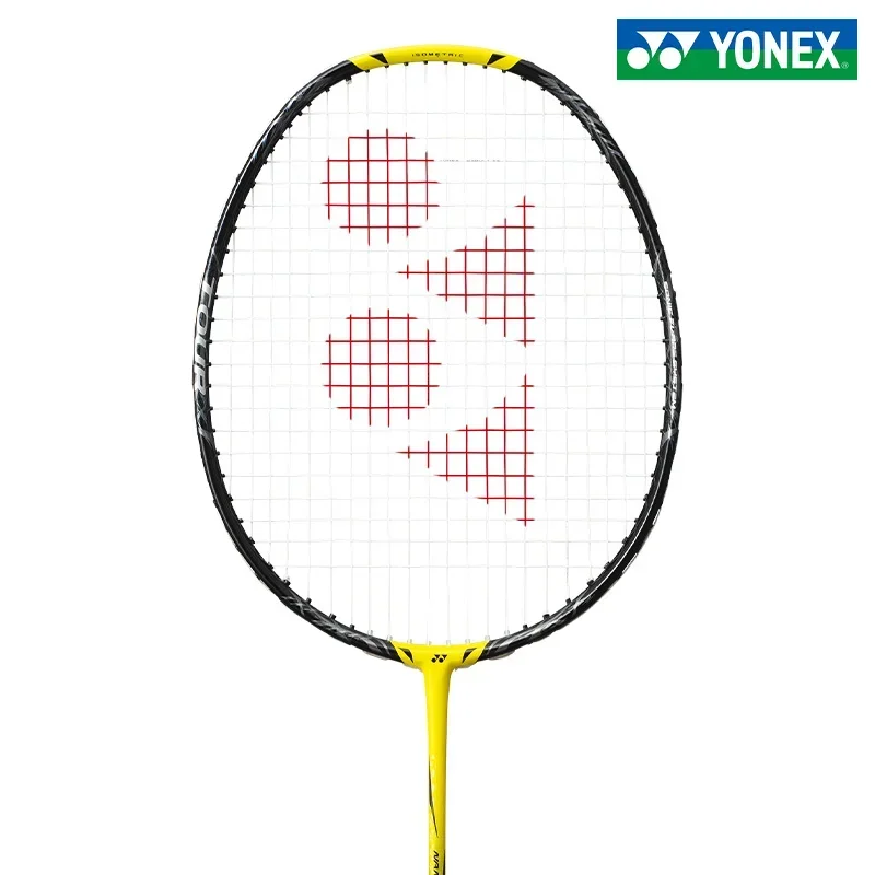 Yonex-raqueta de bádminton yy ultraligera, fibra de carbono, Flash NF 1000Z, tipo de velocidad amarillo, aumento de oscilación profesional