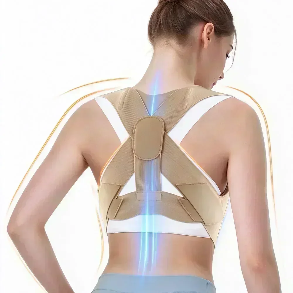 Comfort Posture Corrector Brace for Women, Adjustable Tension Shoulder Straightener, Lightweight Back Support to Improve Posture