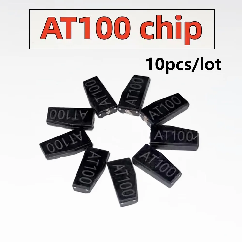 Lote de 10 Chips Transpondedores Universales Autel AT100 para XP200 XP400 XP400PRO, Chip para Llaves de Coche, Programación de Llaves de Vehículos