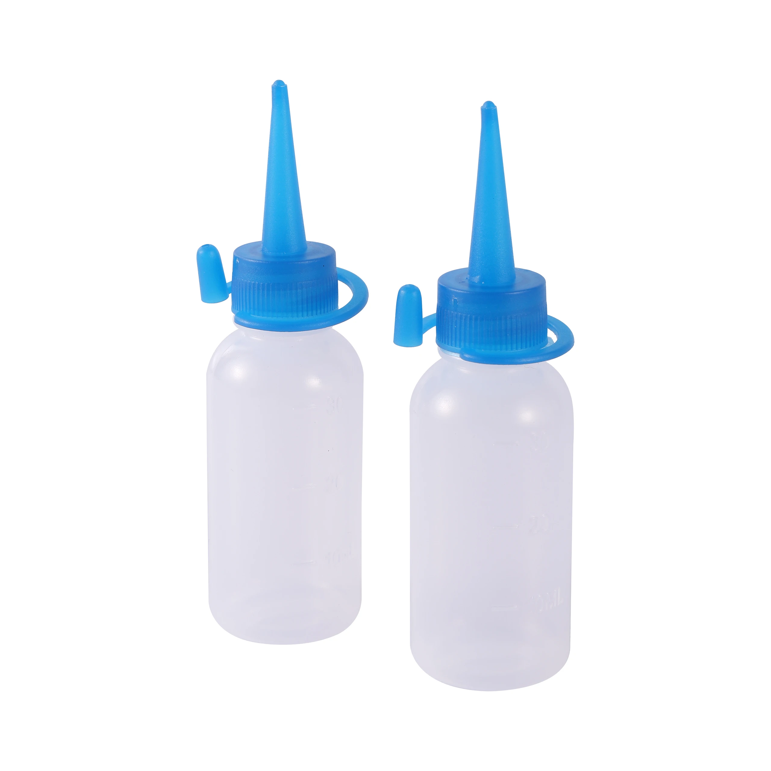 30Ml 10pcs/pack PE Laboratory Wash Bottle With Scale Plastic Squeeze Bottle With Screw Cap Tattoo Wash Clear White Plastic New