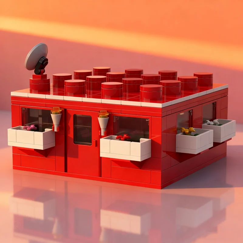 341pcs MOC Up Scaled Brick House Creatored Model Building blocks Architecture toys Assemble DIY idea Christmas gifts Birthday