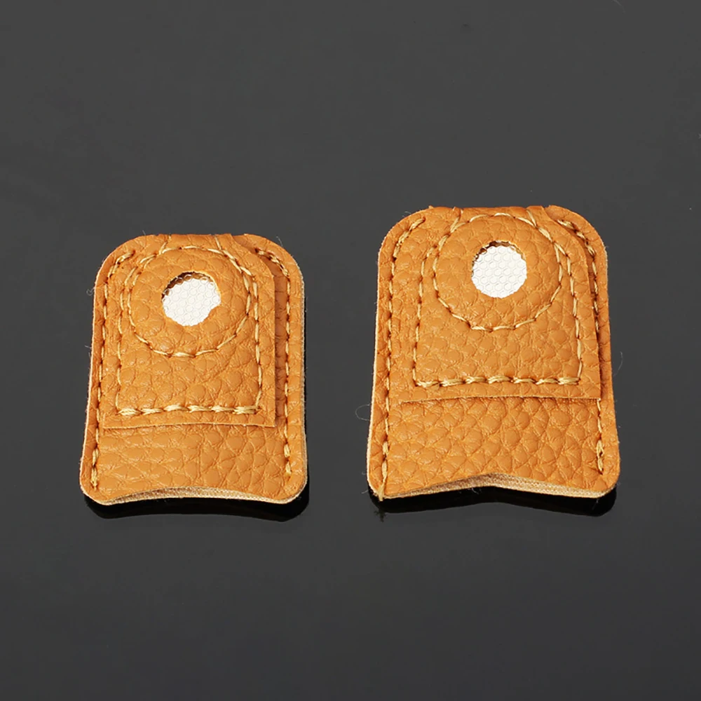 Needlework Finger Cover Tip Leather Coin Thimble Quilting Sleeve Finger Protect Handmade Patchwork Sewing Tools for Household