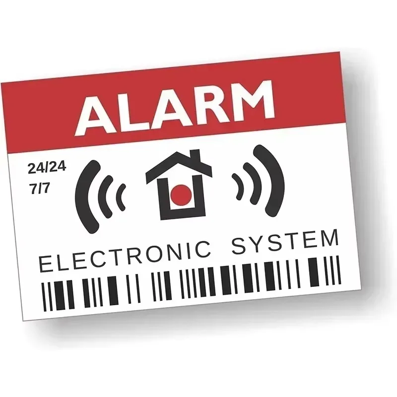 

Наклейка с предупреждением о безопасности Invader, самоклеящаяся виниловая наклейка для автомобилей 15 см ПВХ KK