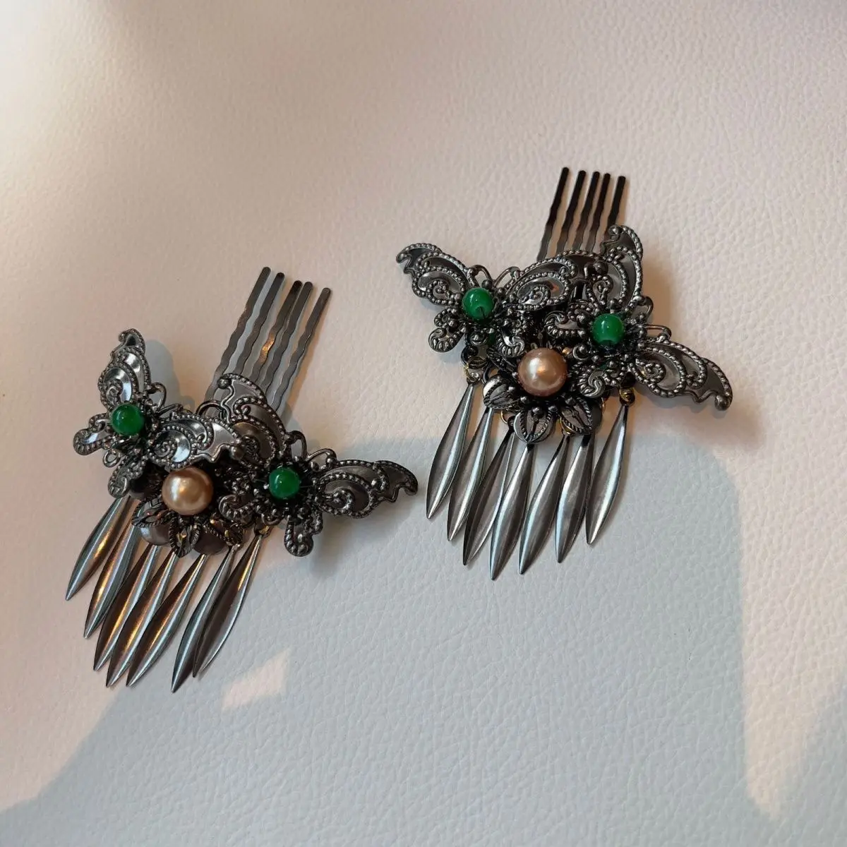 New Exotic High Priest Set Antique Hanfu COS Horror Hair Crown Accessories Head Crown Chinese Hair Accessories Hair Crown