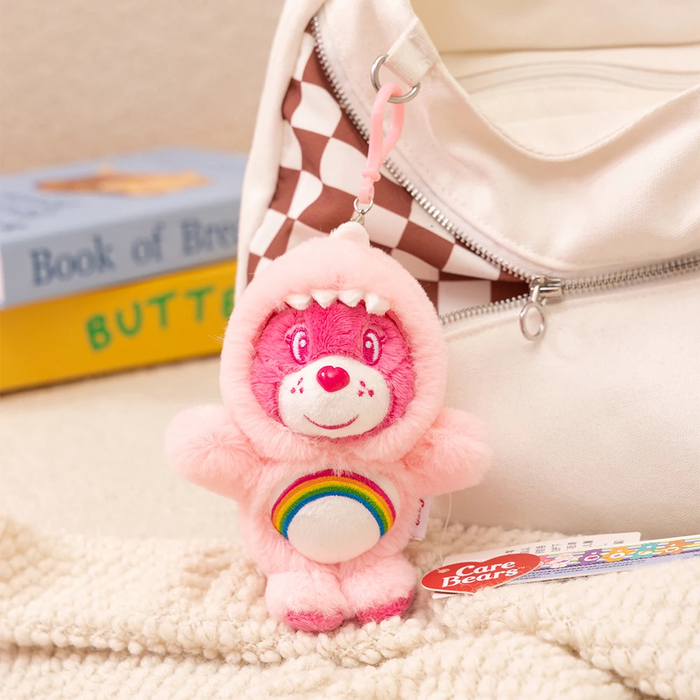 15 ซม.Care หมีไดโนเสาร์จี้ตุ๊กตากระเป๋าเป้สะพายหลังกระเป๋าตุ๊กตาพวงกุญแจน่ารักโทรศัพท์ตุ๊กตาหมีพวงกุญแจ