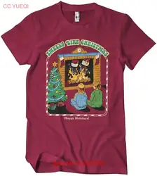 Steven Rhodes Smells Like Christmas T Shirt TangoRed long or short sleeves