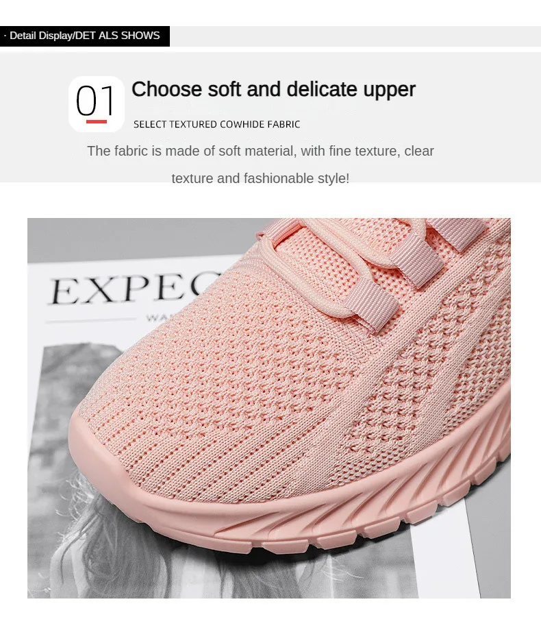 � Damenschuhe, Sommer 2025, lässige Turnschuhe, atmungsaktives Mesh, leicht, erschwinglich, kostenloser Versand ​ – Detail 7