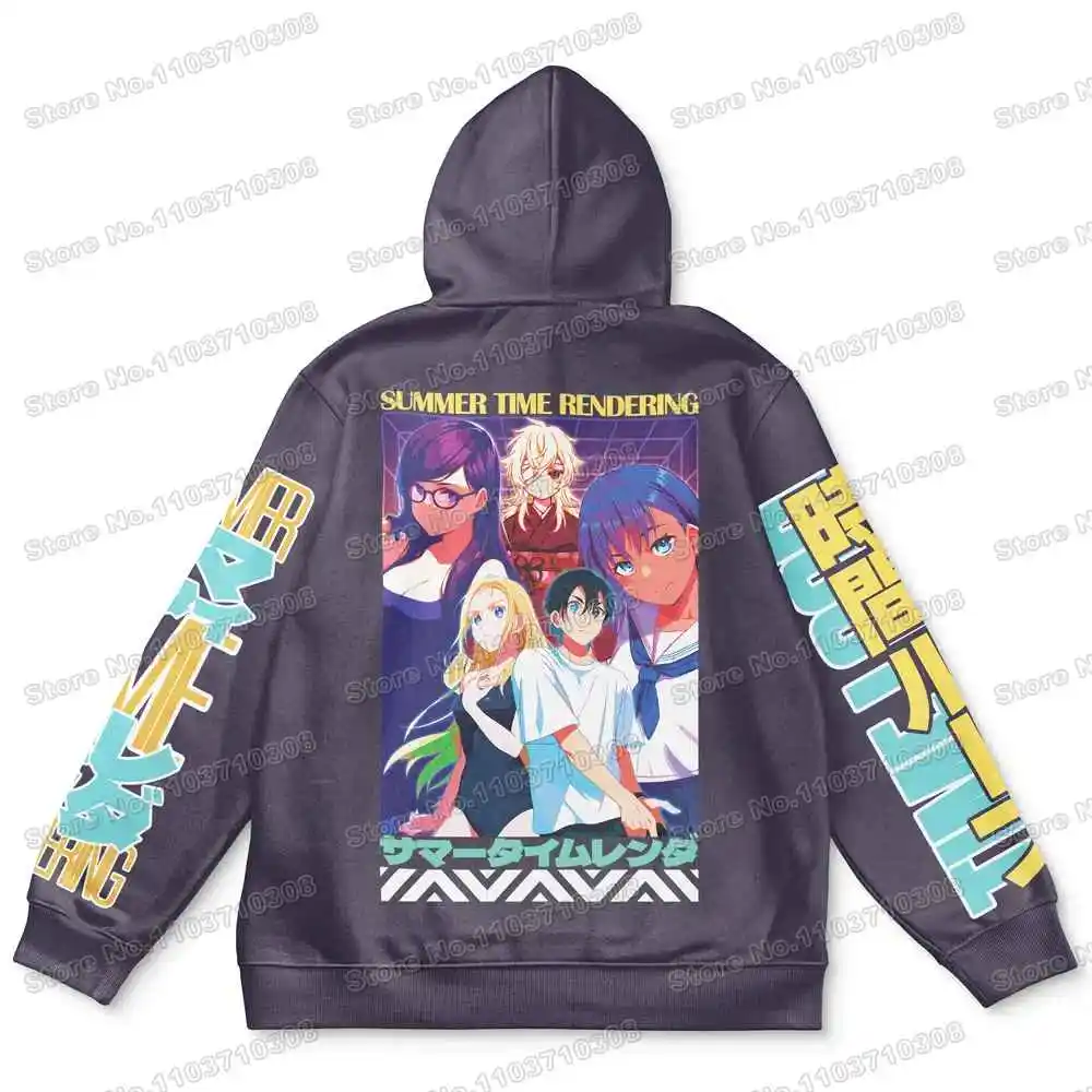

61th Popular Cartoon Spring y2k Warm Windshield Tracksuit Anime Hiking Fishing Camping Men's Hoodie Harajuku Streetwear Clothe