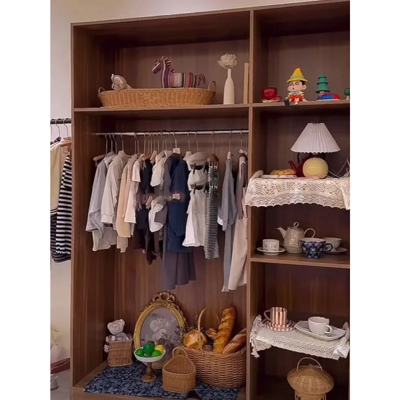 MMillais Vintage Clothing Store Shoe Display Cabinet Shoe Bag Display Cabinet Shoe Cabinet Children's Clothing Store Wardrobe In