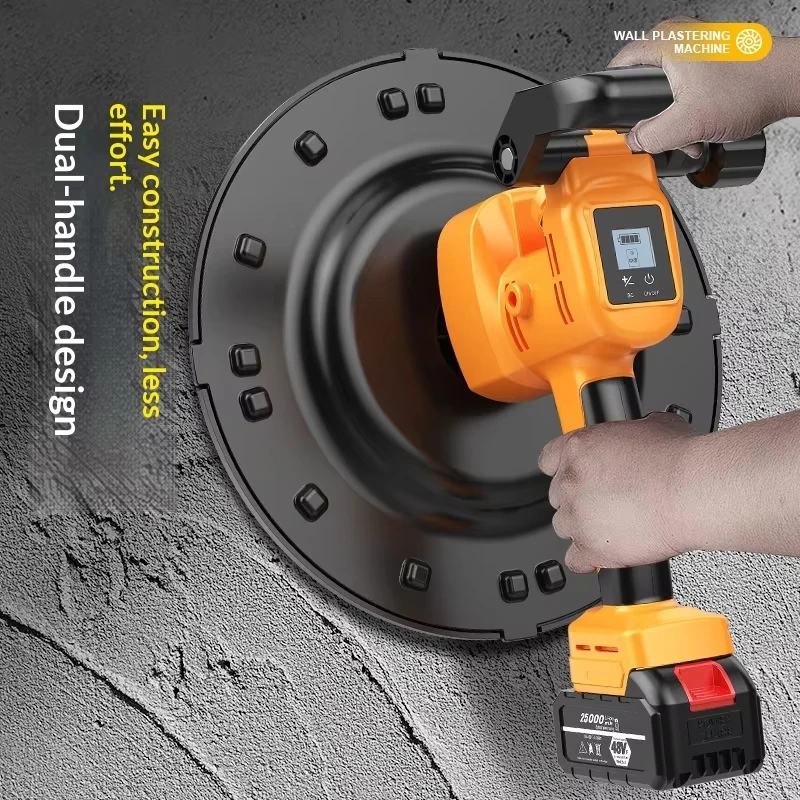 Lithium Battery spotlight Trowel Light-Weight Charging Wall Plastering Machine Cement Mortar Polishing Ground Smoothing Rubbing