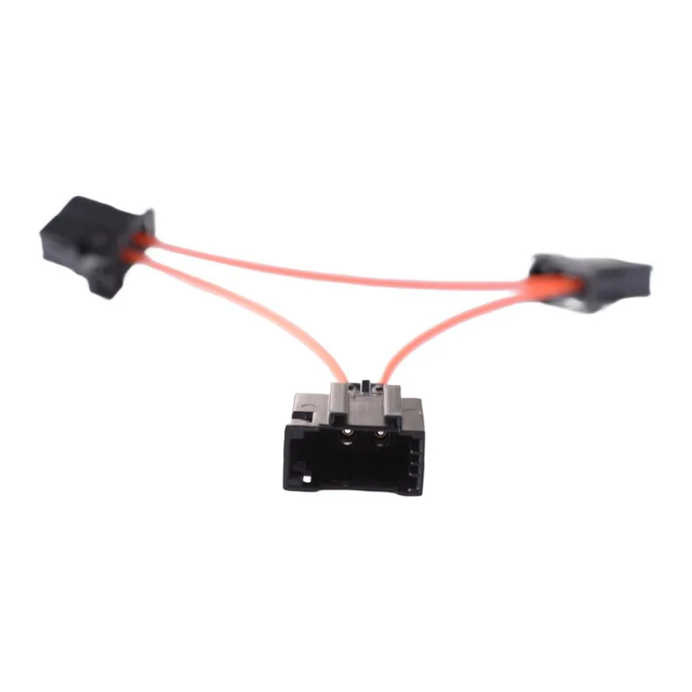 01     Car Fiber Optical Optic Loop Bypass Male&Female Adapter Cable For BMW... Connector Radio Audio Automotive Accessories