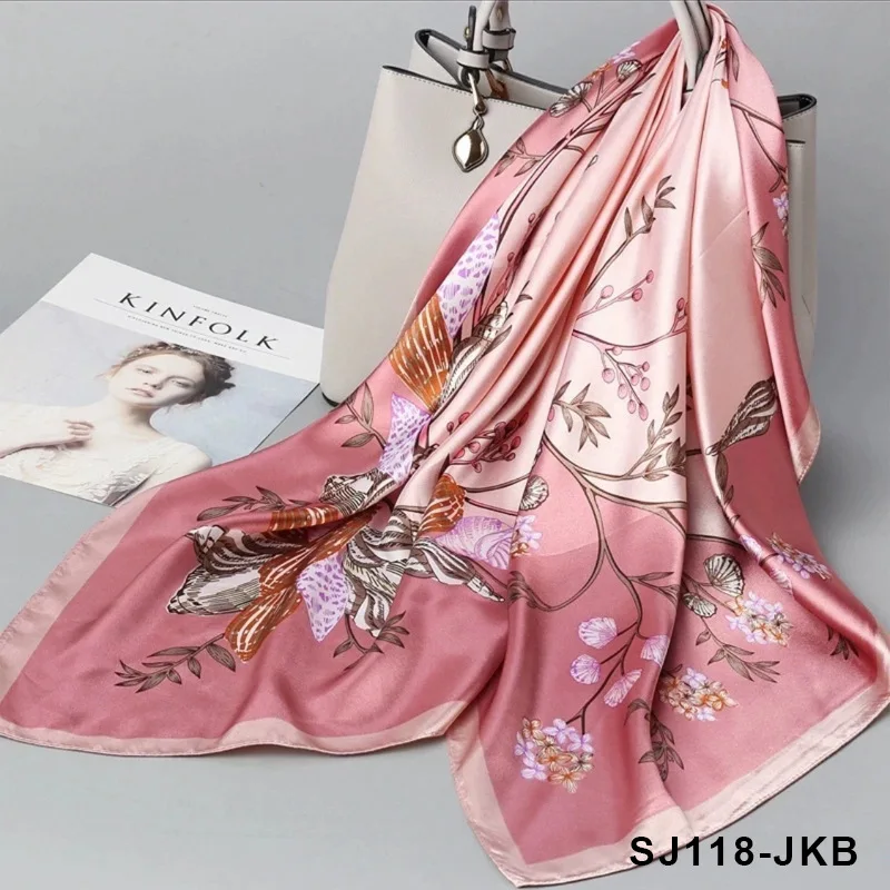 

Autumn/Winter Floral Print Shawl - Ethnic Style Large Scarf for Women, Multi-use Beach & Travel Wrap