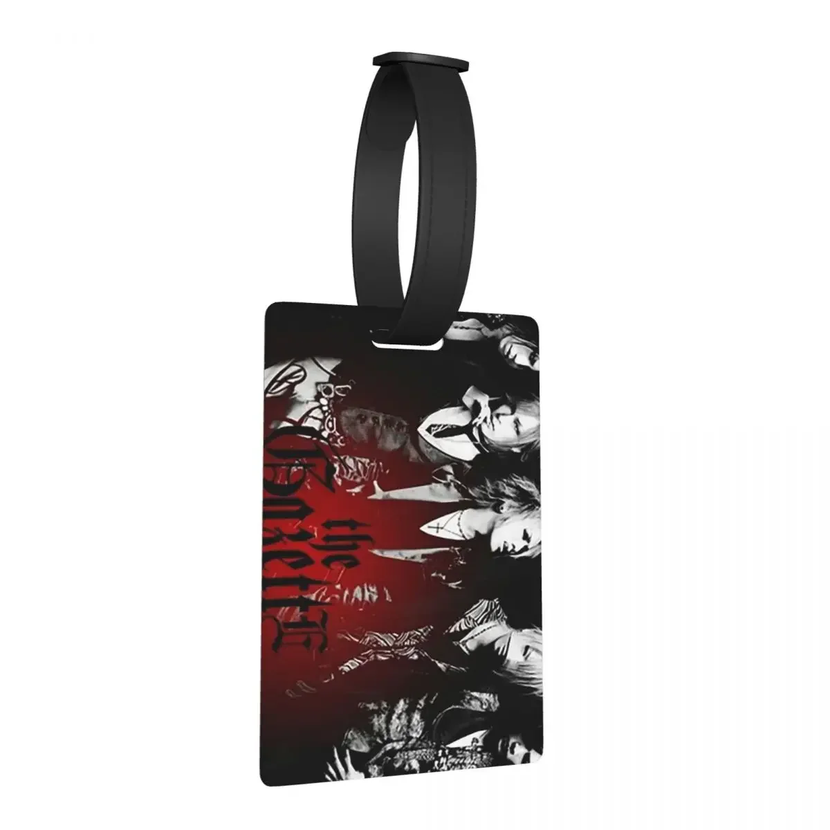 

Япония Rock The Gazette Band Багажные бирки Аксессуары для чемоданов Дорожная мода Багажная бирка Держатель этикетки ID Имя Адрес