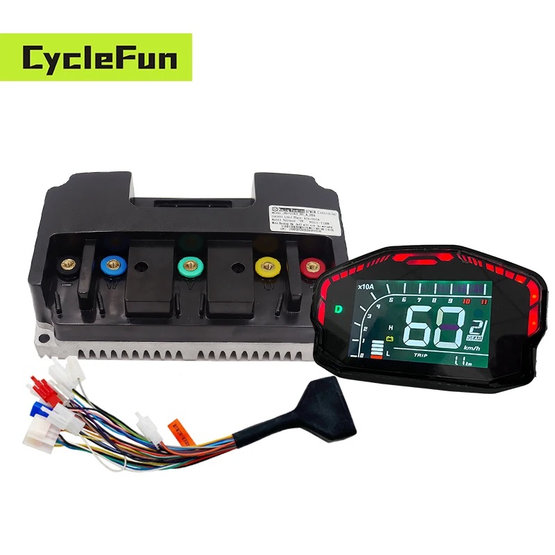 

FarDriver ND72260 48V-72V DC 80A 1KW-2KW BLDC Sine Wave Controller With DKD One-Lin Display Electric Scooter E-Bike Accessories