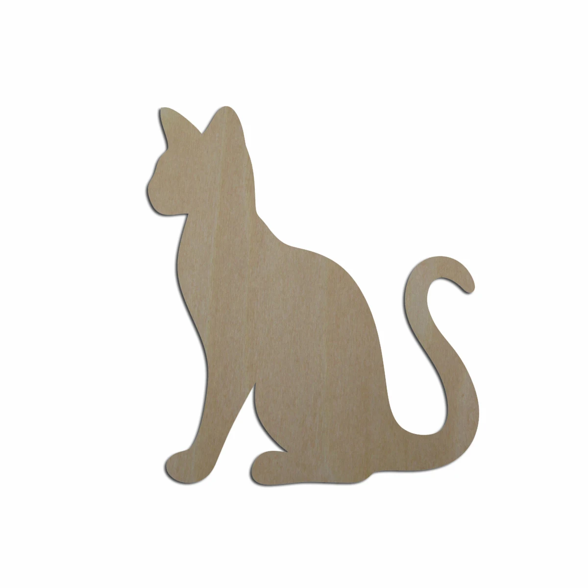 Siamese Cat Unfinished Blank Home Farm Animal Wooden Shape Cutout For Scrapbook DIY project Party Supplies