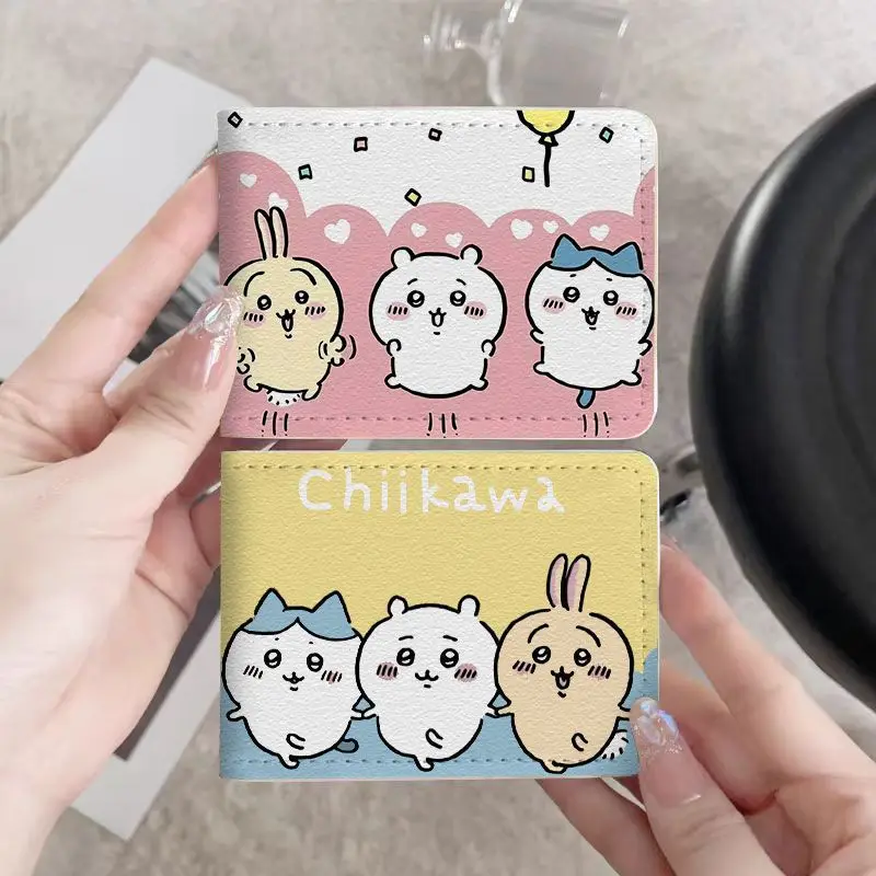 

MINISO Chiikawa Usagi Hachiware Driving License Protective Cover Kawaii Motor Vehicle Cartoon Lovely Leather Cover Ins Card Pack