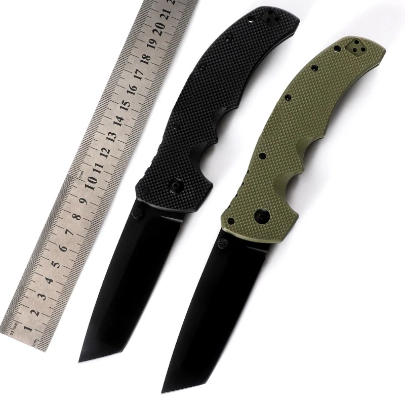 

High Hardness Portable Folding Outdoor Camping Knife 9cr18mov Blade G10 Handle Hunting Tactical Survival Knives Fruit EDC Tool