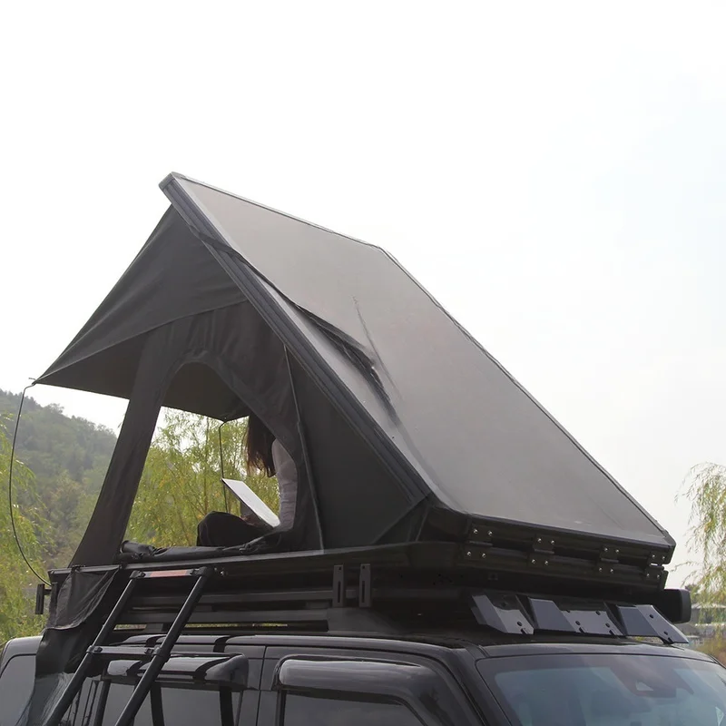 Hard Four Season Rooftop Tent Waterproof All Weather SUV 4x4 Offroad Self-Driving Camping Shelter