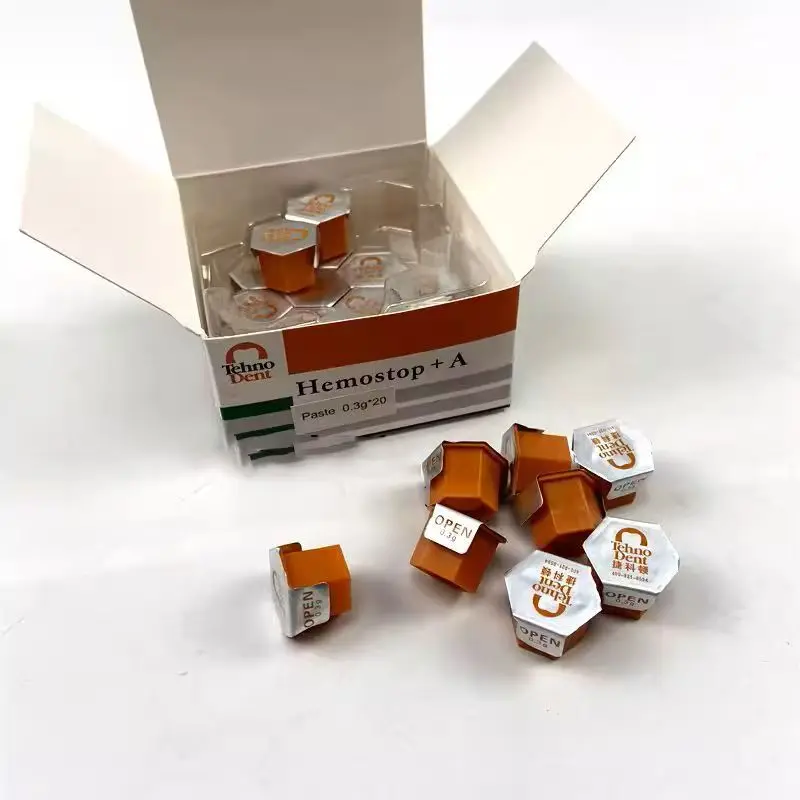 

20 Pills/box Dental Iodoform Antibacterial Paste Individually Packaged Medical Tooth Extraction Oral Sponge Care Materials