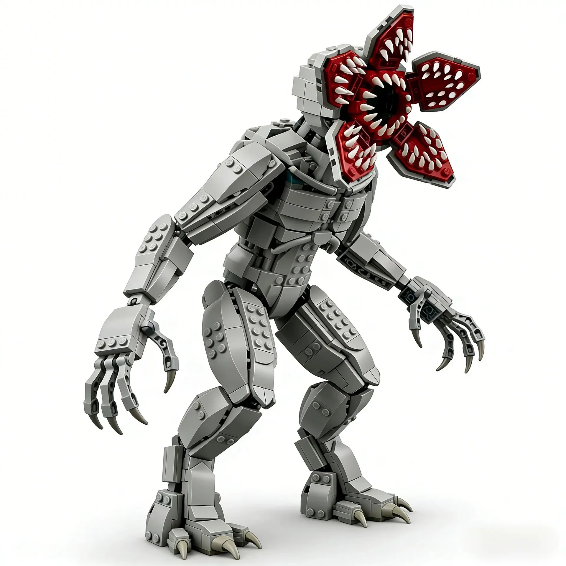 2026 New Series Demon Dog Demogorgon Carnivorous Plant Building Blocks Sci-Fi Thriller TV Play Monster Model Assembly Toys Gifts view 5