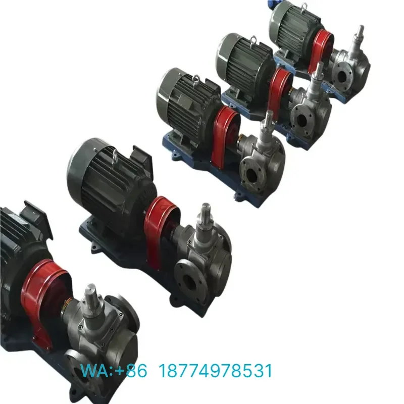 for YCB-15/0.6 Stainless Steel Gear Oil Pump Chemical Raw Material Transfer Pump High Pressure Industrial Liquid Pumping