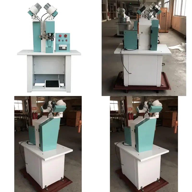 Automatic Double Sided Leather Canvas Rubber Shoe Making Machine Eyelet Punching Tool for DIY Craft Repair