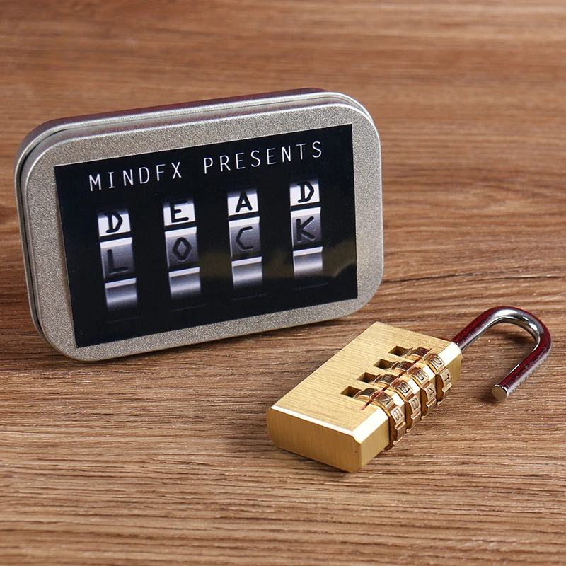 Dead Lock Prediction Trick - Coded Induction Mentalism Prop for Close-Up/Street Performers, Sleek Illusion Gimmick Professional