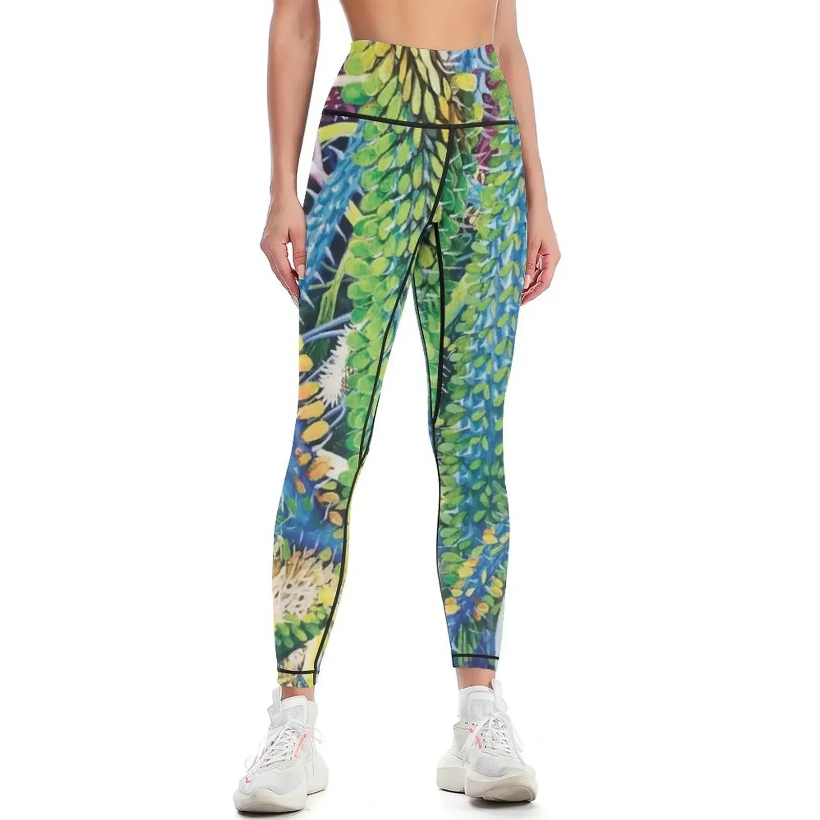 

Octopus Garden -Ocotillo Leggings gym clothing Women's sports pants Women sportwear legings for fitness Womens Leggings