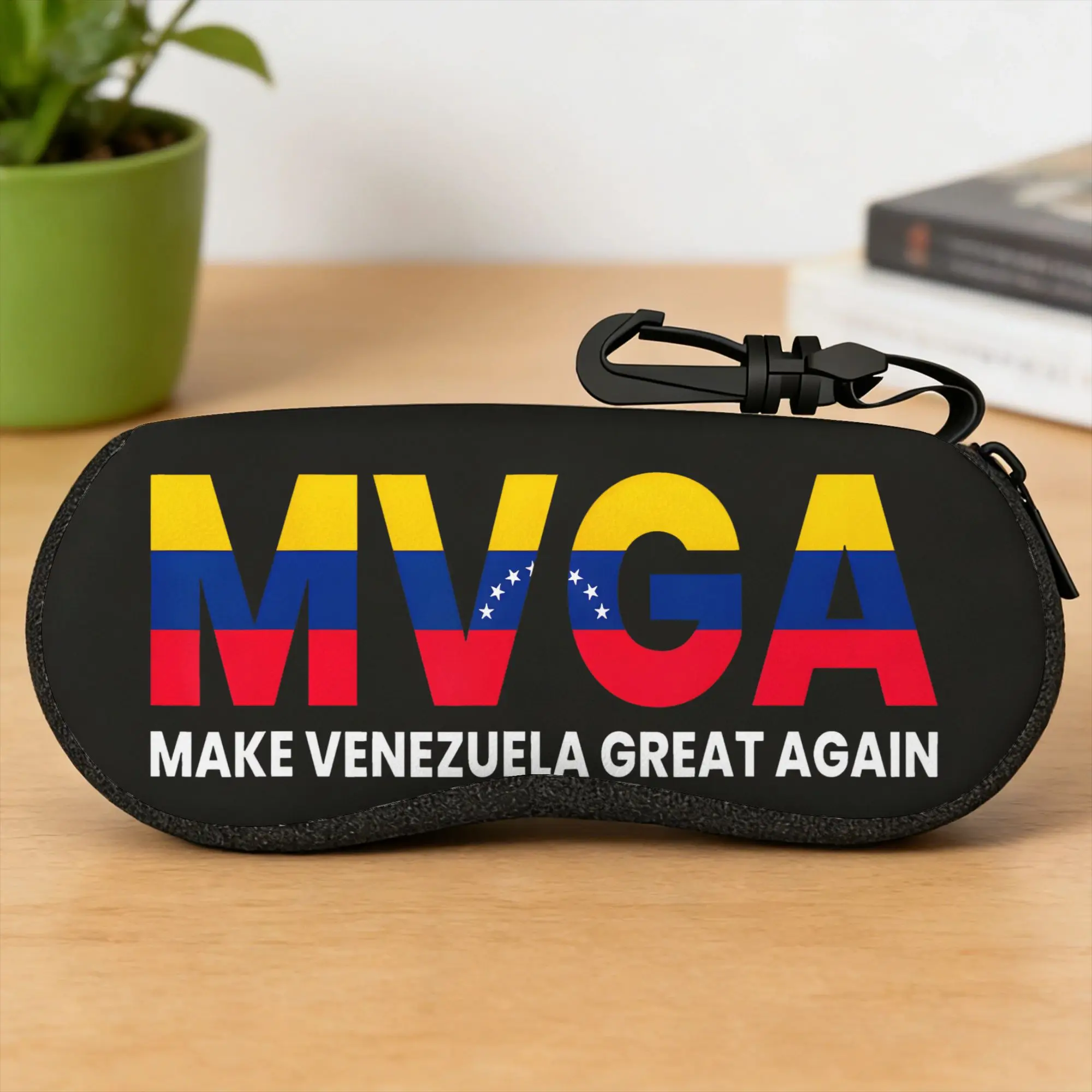 make venezuela chevere again Glasses Case  Portable Sunglasses Pouch Classic Travel Glasses Box Unisex Eyewear Accessory