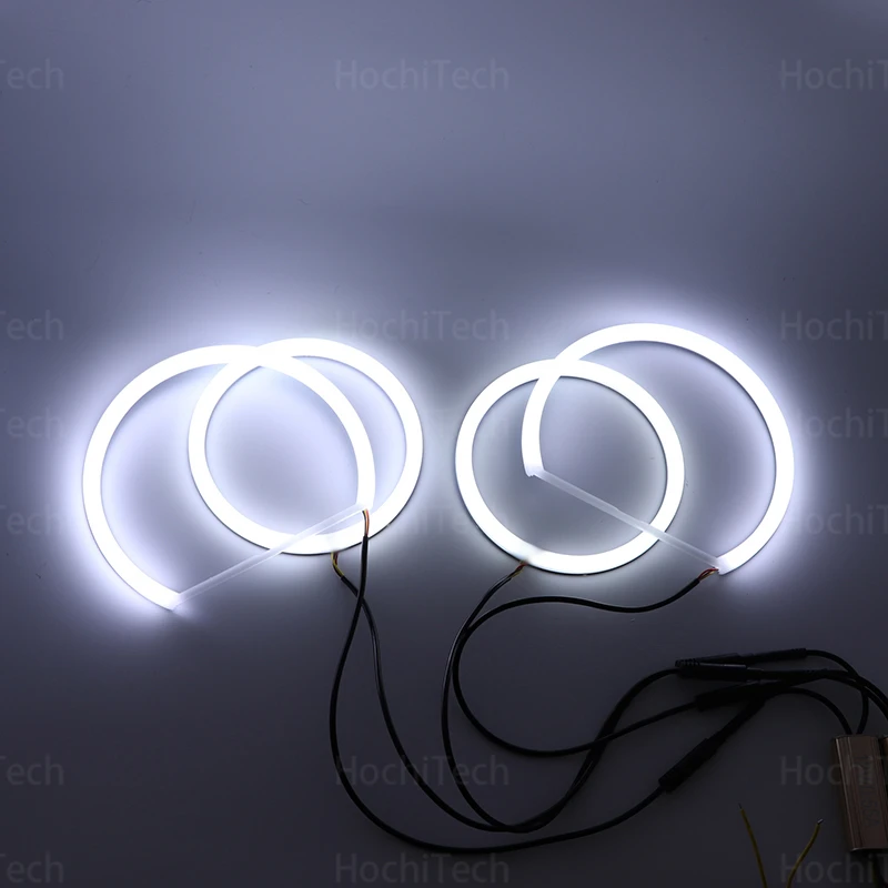 3 Years Warranty Hight Quality LED Angel Eyes Kit Cotton White Ring For BMW X5 E70 2007 2008 2009 2010 2011 2012 2013