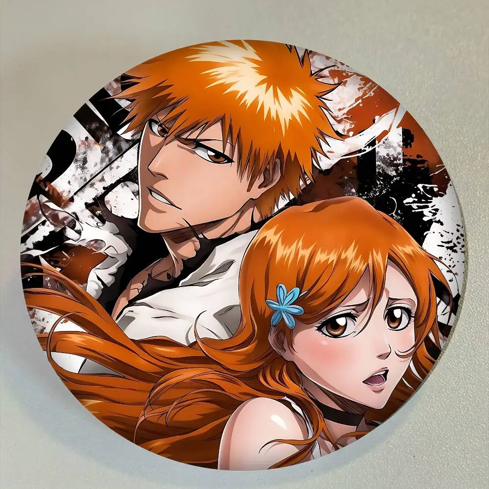 Inoue Orihime صفيح لينة زر دبوس بروش شارة معدنية مخصصة مجوهرات اكسسوارات قبعة حقيبة التلبيب