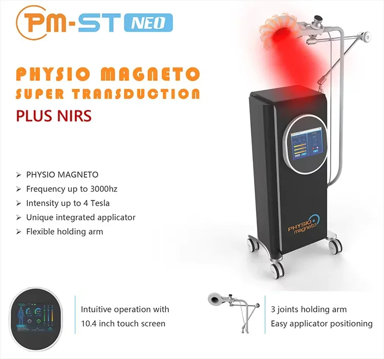 Hot selling Magnetotherapy electrotherapy machine sport injury therapy rehabilitation medical red nir light therapy machine