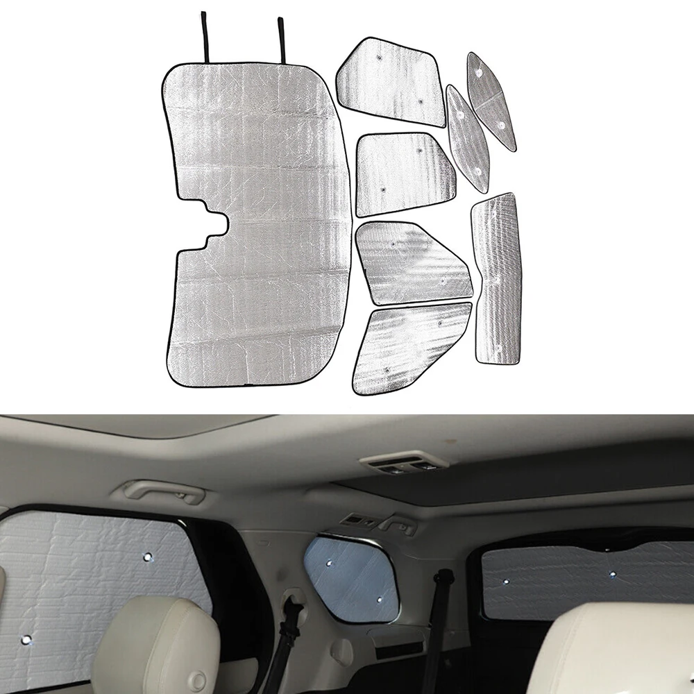 

Автомобильная занавеска с защитой от УФ-лучей, солнцезащитный козырек, солнцезащитный козырек на лобовое стекло, изоляционный комплект для Land Rover Discovery 5, аксессуары