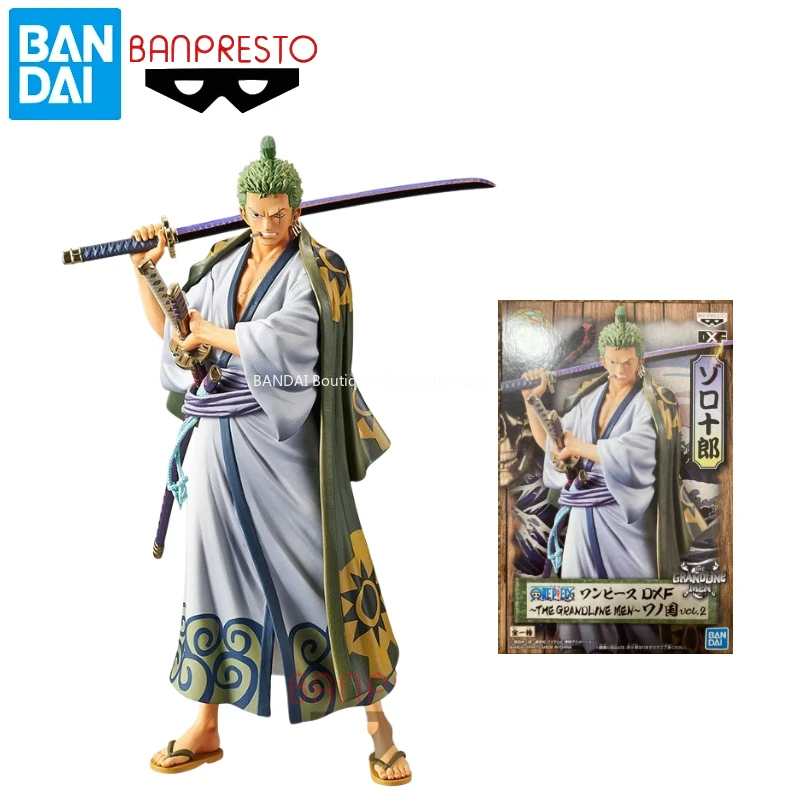 

In Stock Brand New BANDAI BANPRESTO DXF Set Scenery THE GRANDLINE MEN Wano Country Vol.2 Zoro-Action Figure Collection Gift