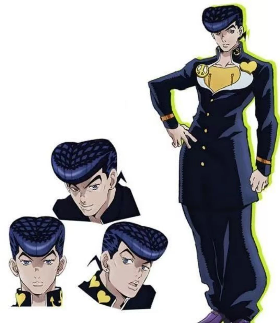 Костюм для косплея по мотивам аниме JoJo Part 4 для Джосуке Хигашикаты