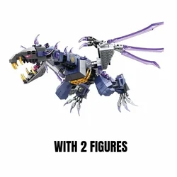 384pcs Green Overlord Mech Dragon Building Blocks Bricks Classic Model Compatible Lepining 71742 70612 Toys Kids Christmas Gifts