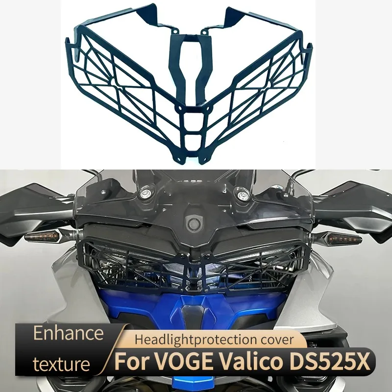 

For VOGE Valico DS525X 525DSX 525 DSX Motorcycle Headlight Protector Cover Front Lamp Lighting HeadLamp Mesh Grille Lampshade