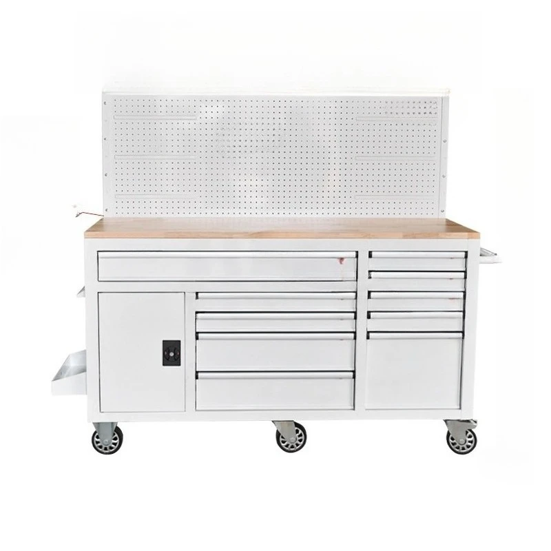 

Thickened heavy-duty toolbox, workshop auto repair and repair, multifunctional trolley, 62-inch mobile workbench
