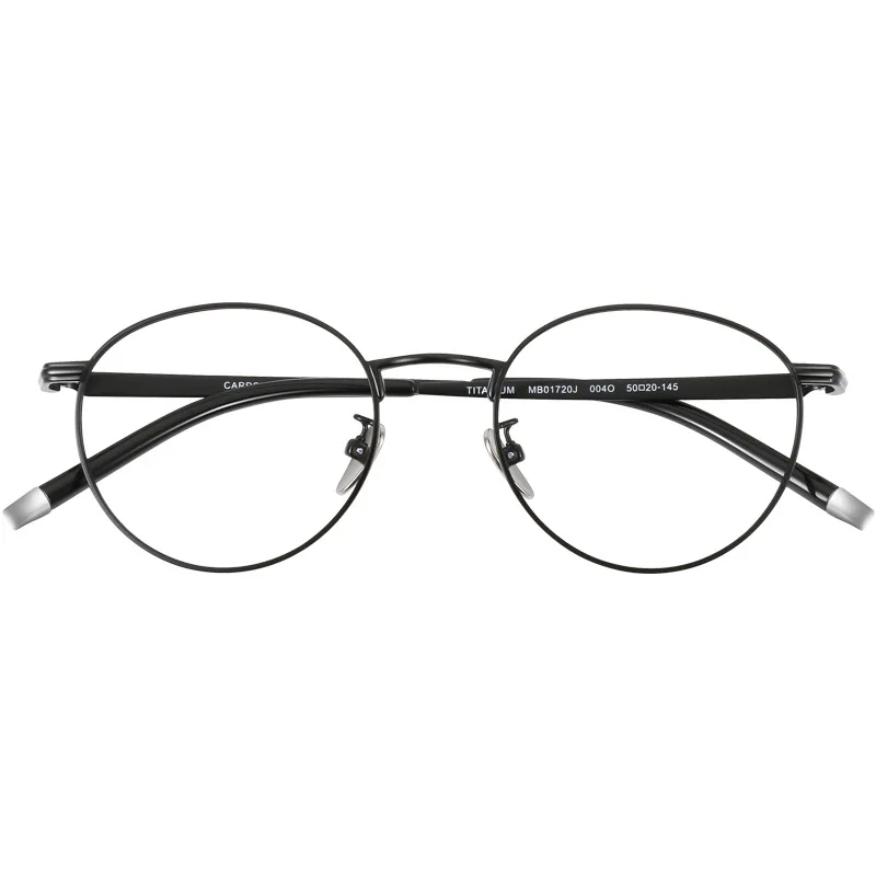 VCKA Vintage Titanium Myopia Glasses Frame Men  Round Optical Prescription Eyeglasses  Women Ultralight Eyewear -0.50 to -10
