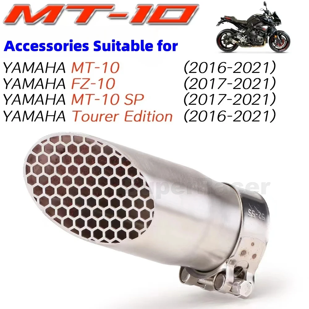 

MT10 Motorcycle Exhaust Modified GP Racing Muffler Escape Moto Slip On Exhaust For YAMAHA YZF MT10 FZ10 2015 2016 - 2021 2022