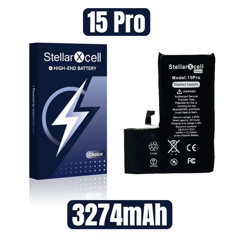 StellarXcell Choice Batterij voor iPhone Batterij IPse3 11 12 13 14 15 plus pro mini promax 100% Originele Kwaliteit Originele capaciteit